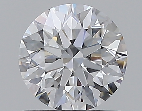 0.75 CaratD-VVS1 EX Cut Round Diamond