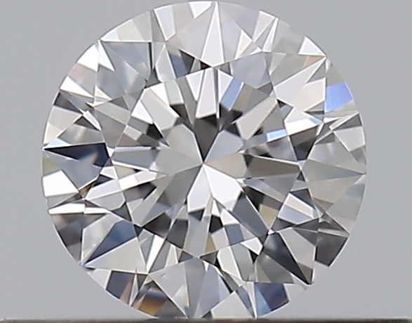 0.33 CaratD-VVS2 EX Cut Round Diamond