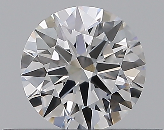 0.35 CaratD-VVS2 EX Cut Round Diamond