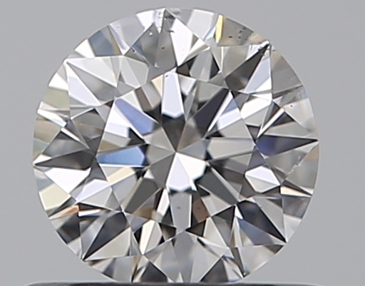 0.46 CaratF-SI1 EX Cut Round Diamond