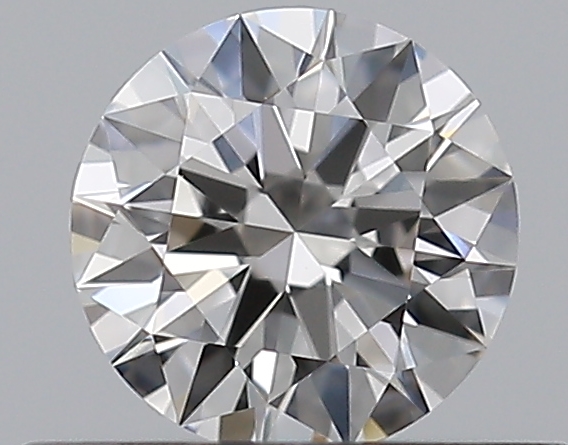 0.4 CaratF-VVS2 EX Cut Round Diamond
