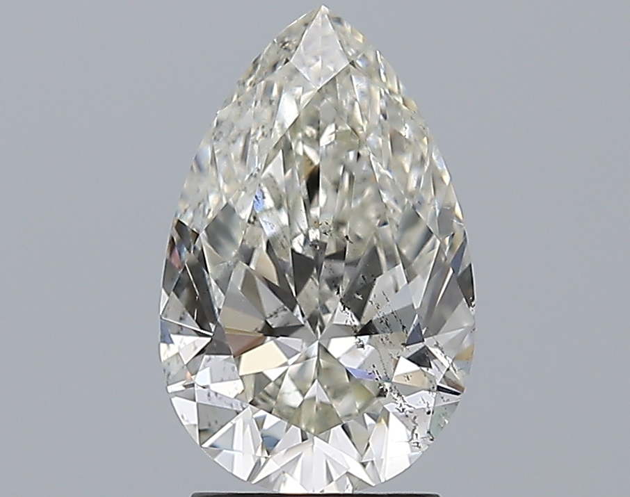 2.5 CaratJ-SI2 - Cut Pear Diamond