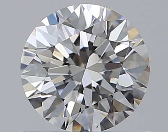 0.66 CaratF-VVS1 EX Cut Round Diamond