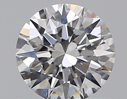 0.58 CaratE-IF EX Cut Round Diamond