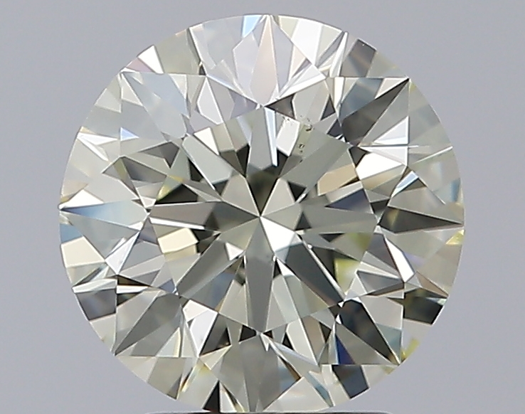 2.51 CaratO-P-VS2 EX Cut Round Diamond