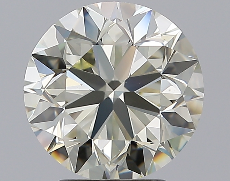 3.01 CaratO-P-VS2 VG Cut Round Diamond