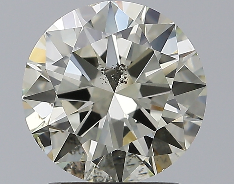 1.7 CaratN-SI2 EX Cut Round Diamond