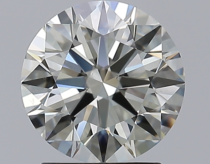 2.01 CaratL-VS2 EX Cut Round Diamond