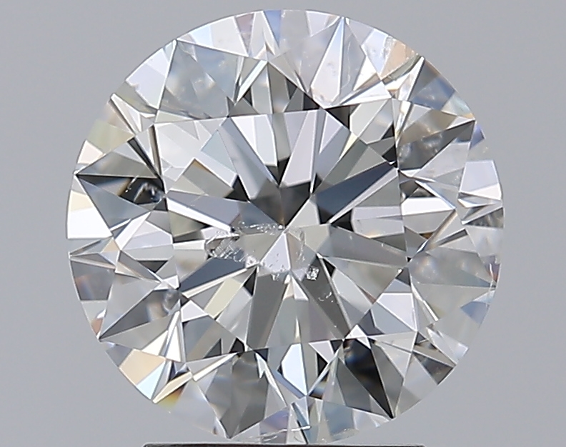3.02 CaratG-SI2 EX Cut Round Diamond