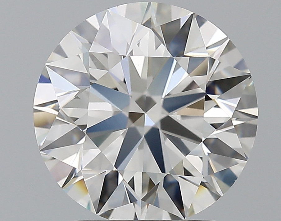 2.61 CaratI-VS2 EX Cut Round Diamond