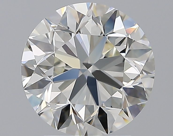 3.01 CaratJ-VS2 VG Cut Round Diamond