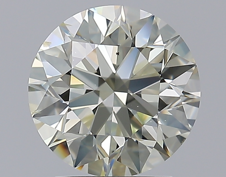 2.52 CaratO-P-SI1 EX Cut Round Diamond