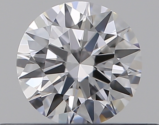 0.33 CaratD-VVS2 EX Cut Round Diamond
