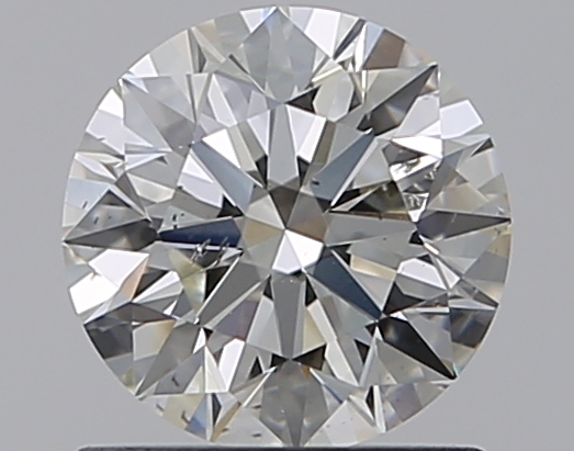 0.83 CaratJ-SI1 EX Cut Round Diamond