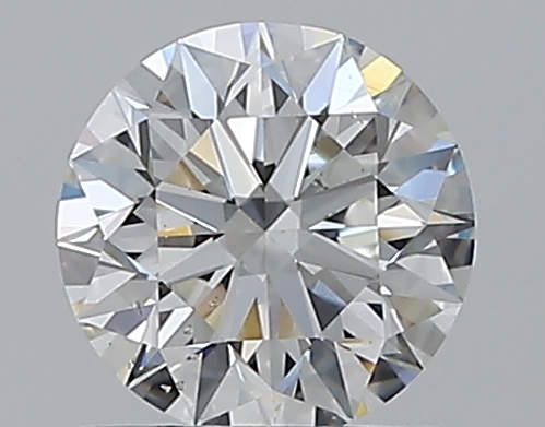 0.76 CaratH-SI1 EX Cut Round Diamond