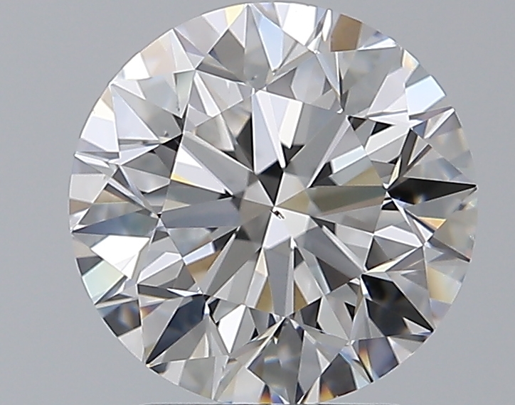 2.39 CaratD-VS2 EX Cut Round Diamond