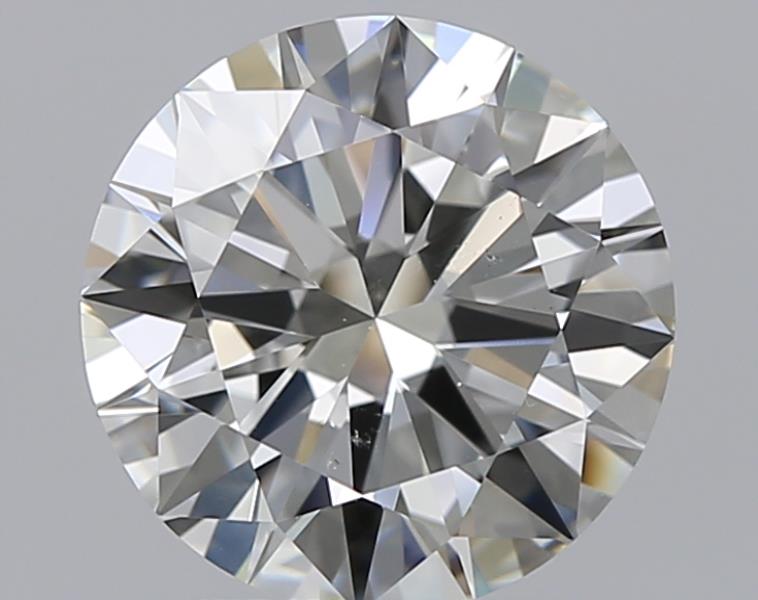 2 CaratJ-VS2 EX Cut Round Diamond