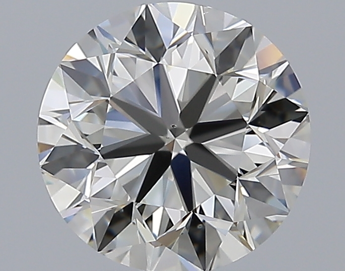 3 CaratJ-VS2 VG Cut Round Diamond