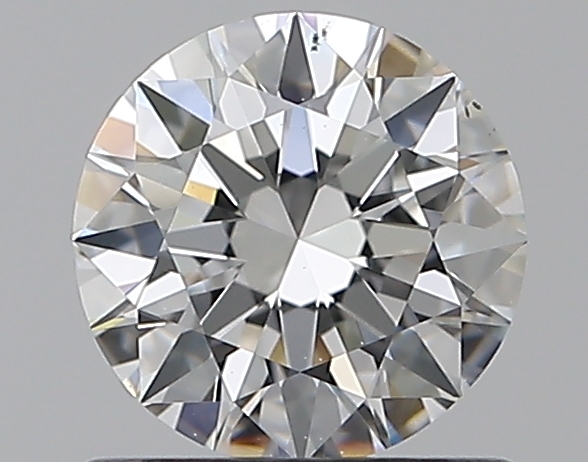 0.76 CaratE-VS2 EX Cut Round Diamond