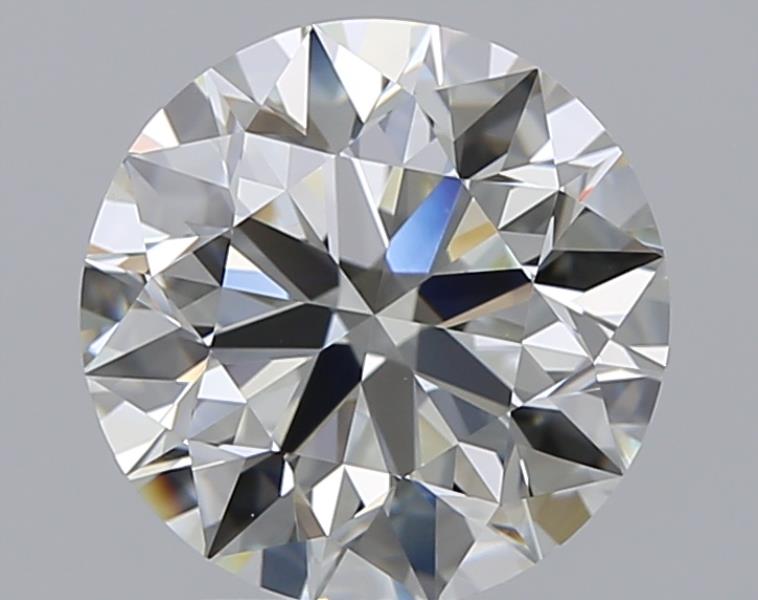 2.52 CaratJ-VVS2 EX Cut Round Diamond
