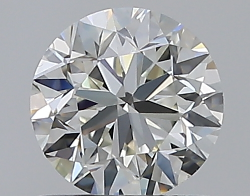 0.7 CaratG-VVS2 EX Cut Round Diamond