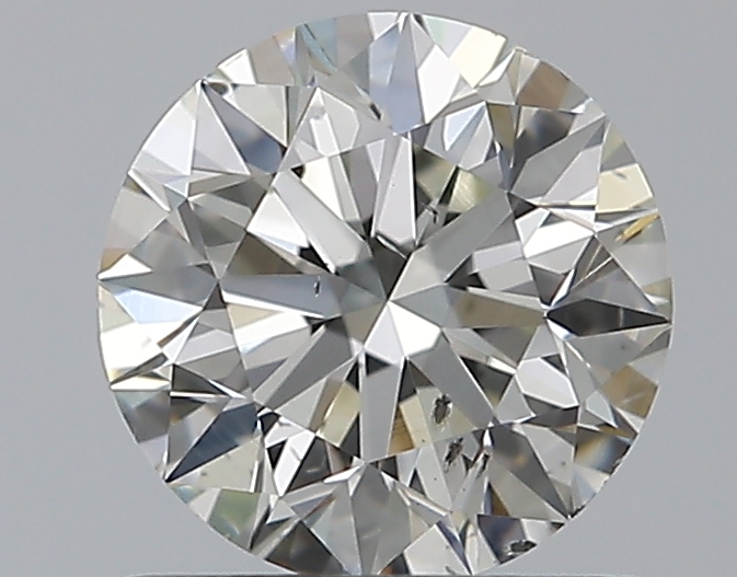 0.8 CaratJ-SI2 EX Cut Round Diamond