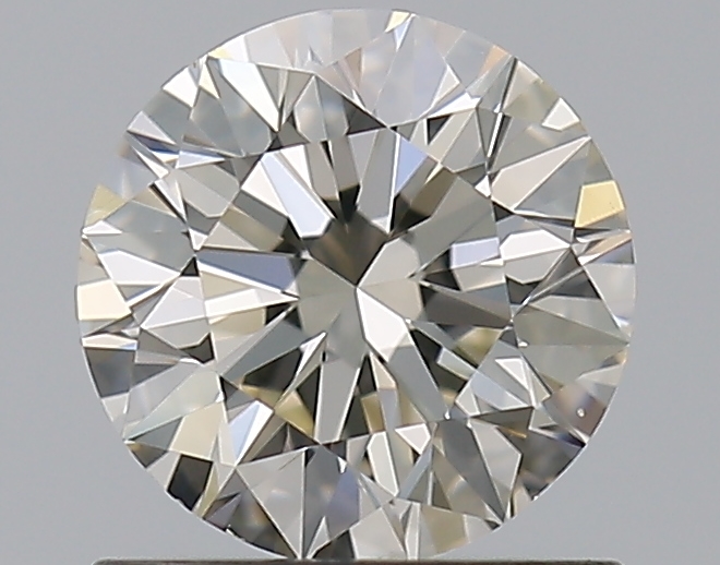 0.9 CaratL-VS2 EX Cut Round Diamond