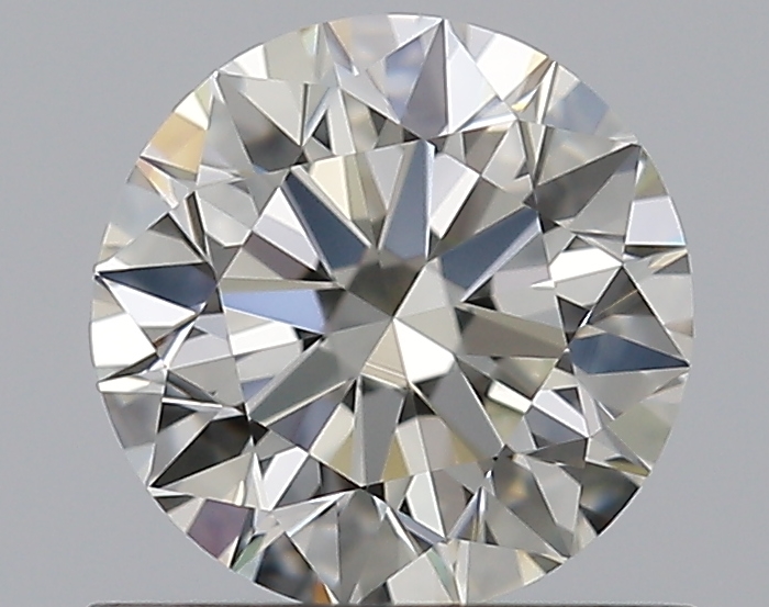 0.75 CaratJ-VVS1 EX Cut Round Diamond