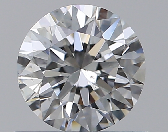 0.65 CaratF-SI1 EX Cut Round Diamond