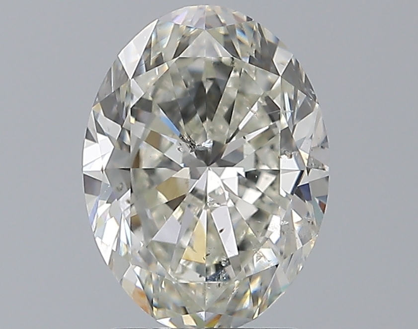 2.01 CaratJ-SI2 - Cut Oval Diamond