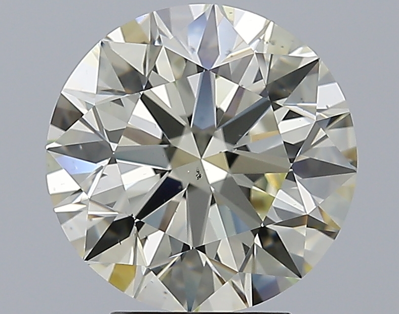 4.01 CaratO-P-SI1 EX Cut Round Diamond