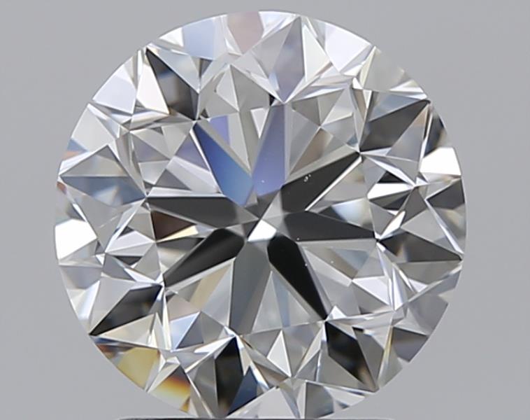 2 CaratG-VVS2 VG Cut Round Diamond