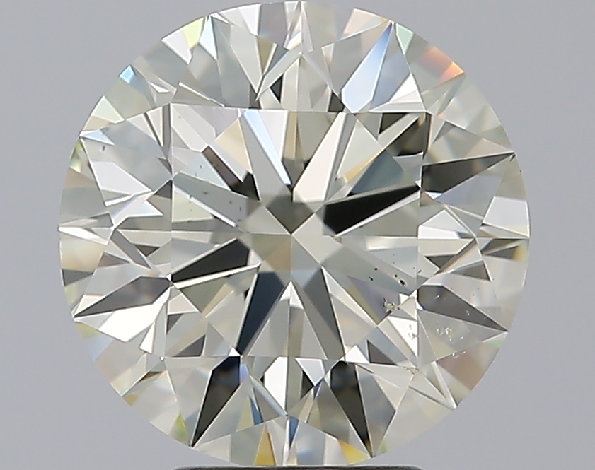 4.01 CaratO-P-SI1 EX Cut Round Diamond