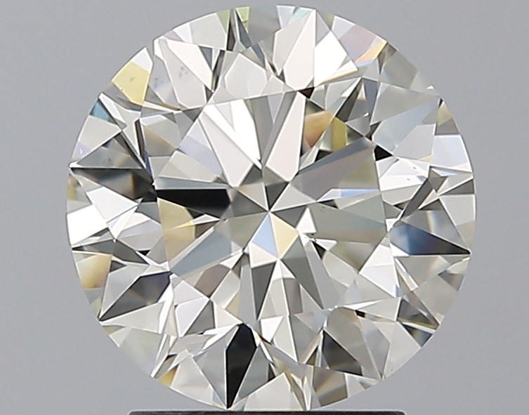 2.6 CaratL-VS1 EX Cut Round Diamond