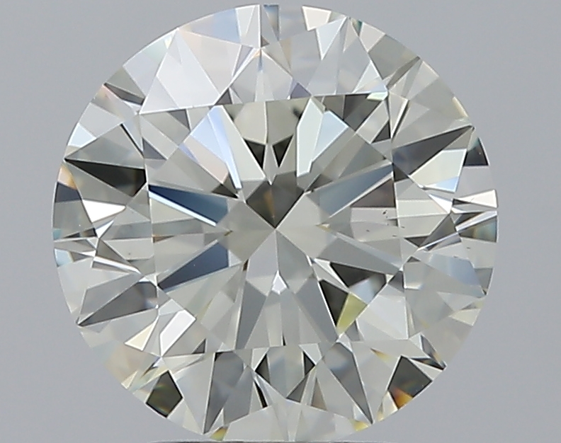 3 CaratM-VS1 EX Cut Round Diamond