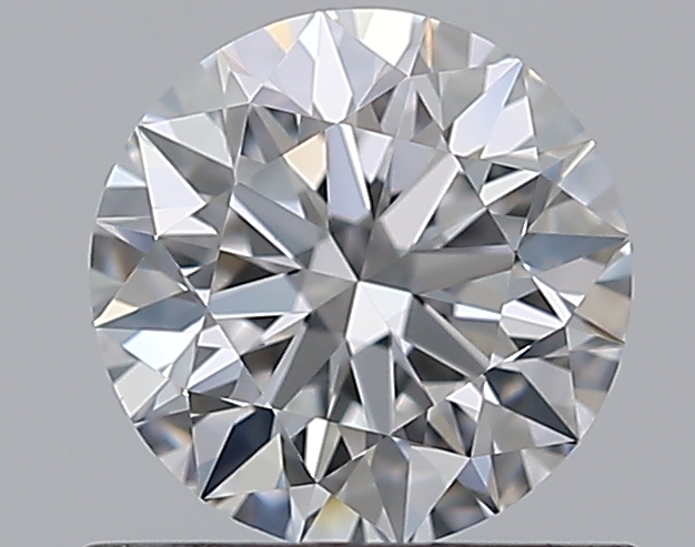 0.75 CaratE-VVS2 EX Cut Round Diamond