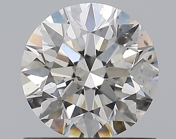 0.84 CaratF-SI2 EX Cut Round Diamond