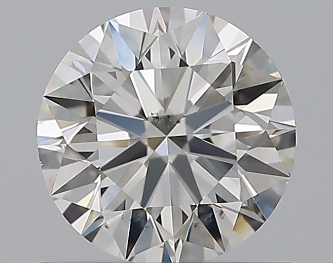 0.76 CaratI-SI1 EX Cut Round Diamond