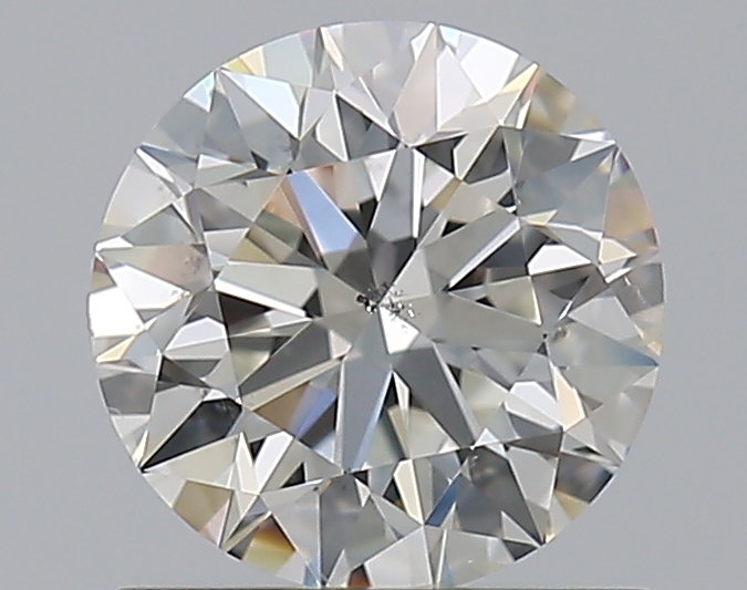 0.96 CaratH-SI1 EX Cut Round Diamond