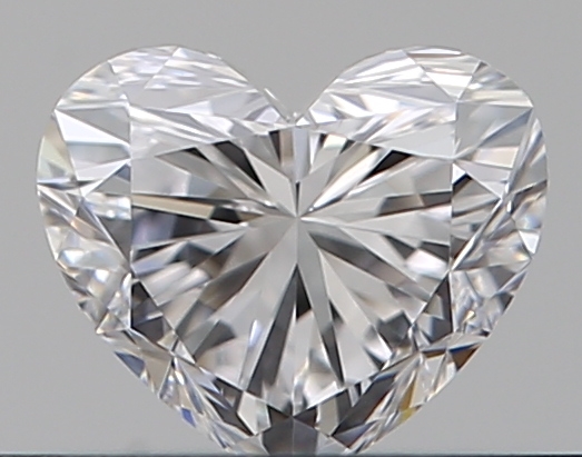 0.33 CaratD-IF - Cut Heart Diamond