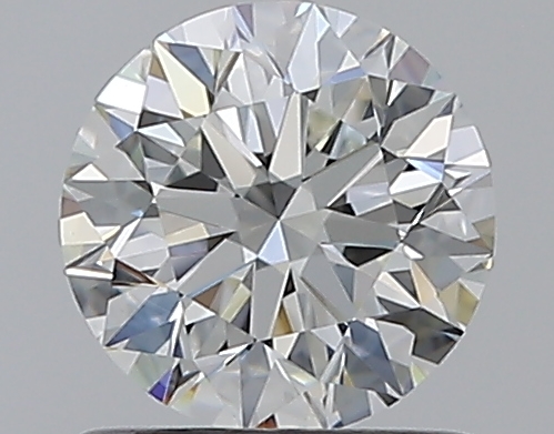 0.81 CaratH-VVS2 EX Cut Round Diamond