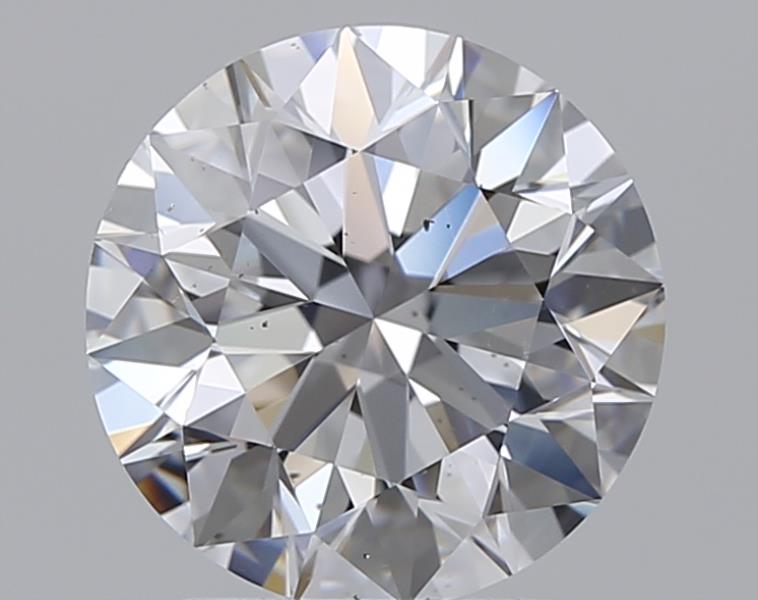 2 CaratD-SI1 EX Cut Round Diamond
