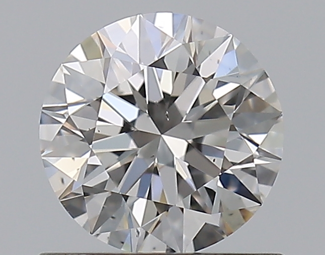 0.76 CaratF-VS2 EX Cut Round Diamond