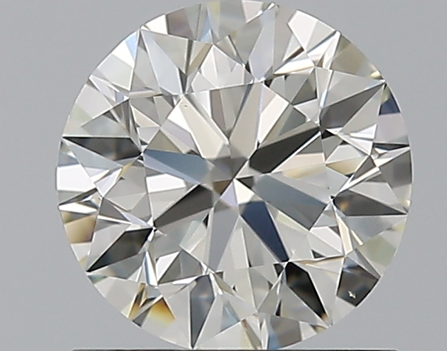1 CaratJ-VS2 EX Cut Round Diamond