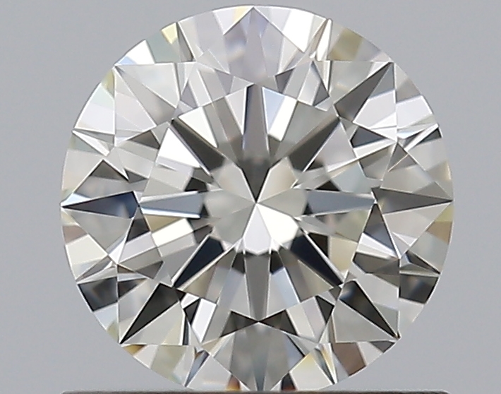 0.77 CaratJ-VVS1 EX Cut Round Diamond