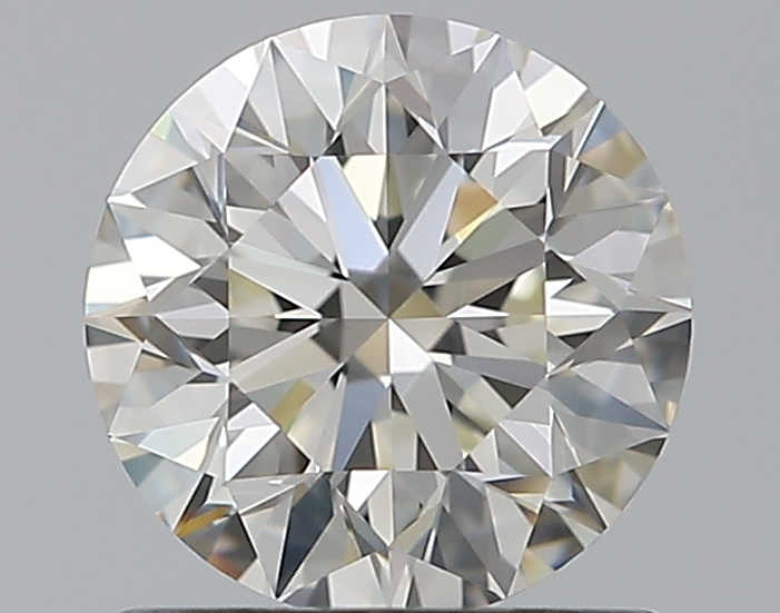 0.9 CaratJ-VVS2 EX Cut Round Diamond
