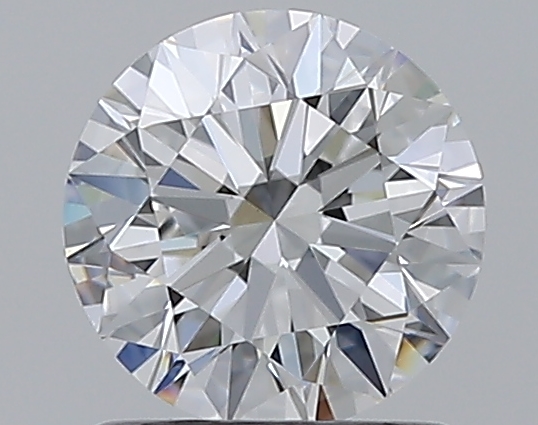 1 CaratE-VVS2 EX Cut Round Diamond