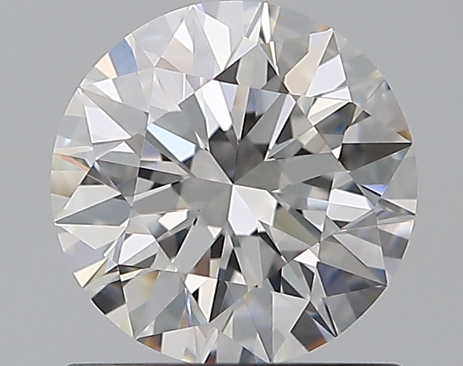 1 CaratE-VVS2 EX Cut Round Diamond