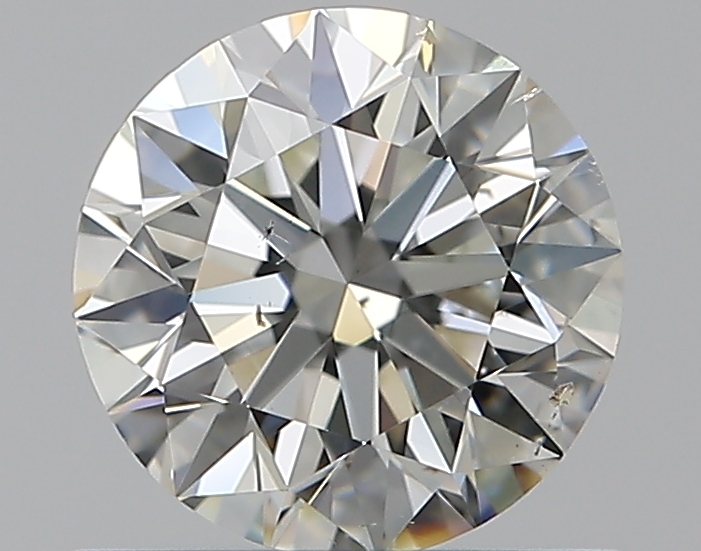 0.75 CaratJ-SI1 EX Cut Round Diamond