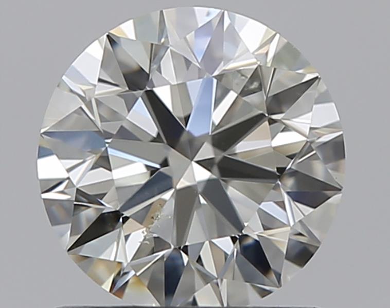 0.86 CaratK-SI2 EX Cut Round Diamond